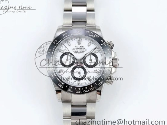 MiroTime 0522 DailyWear Daytona 116500 VRF 1:1 Best Edition White Dial on SS Bracelet A7750 V 1646